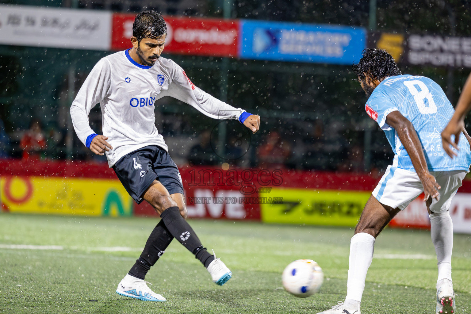 K Gaafaru vs K Maafushi in Day 10 of Golden Futsal Challenge 2025 was held on Tuesday, 14th January 2025, in Hulhumale', Maldives Photos: Ismail Thoriq / images.mv