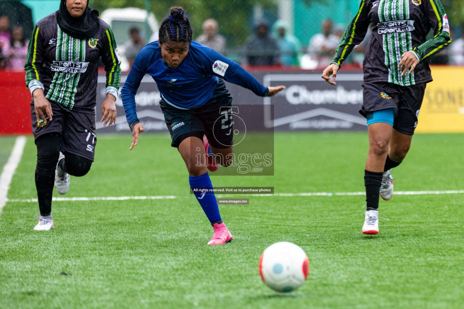 WAMCO vs Team Fenaka in Eighteen Thirty Women's Futsal Fiesta 2022 was held in Hulhumale', Maldives on Friday, 14th October 2022. Photos: Hassan Simah / images.mv