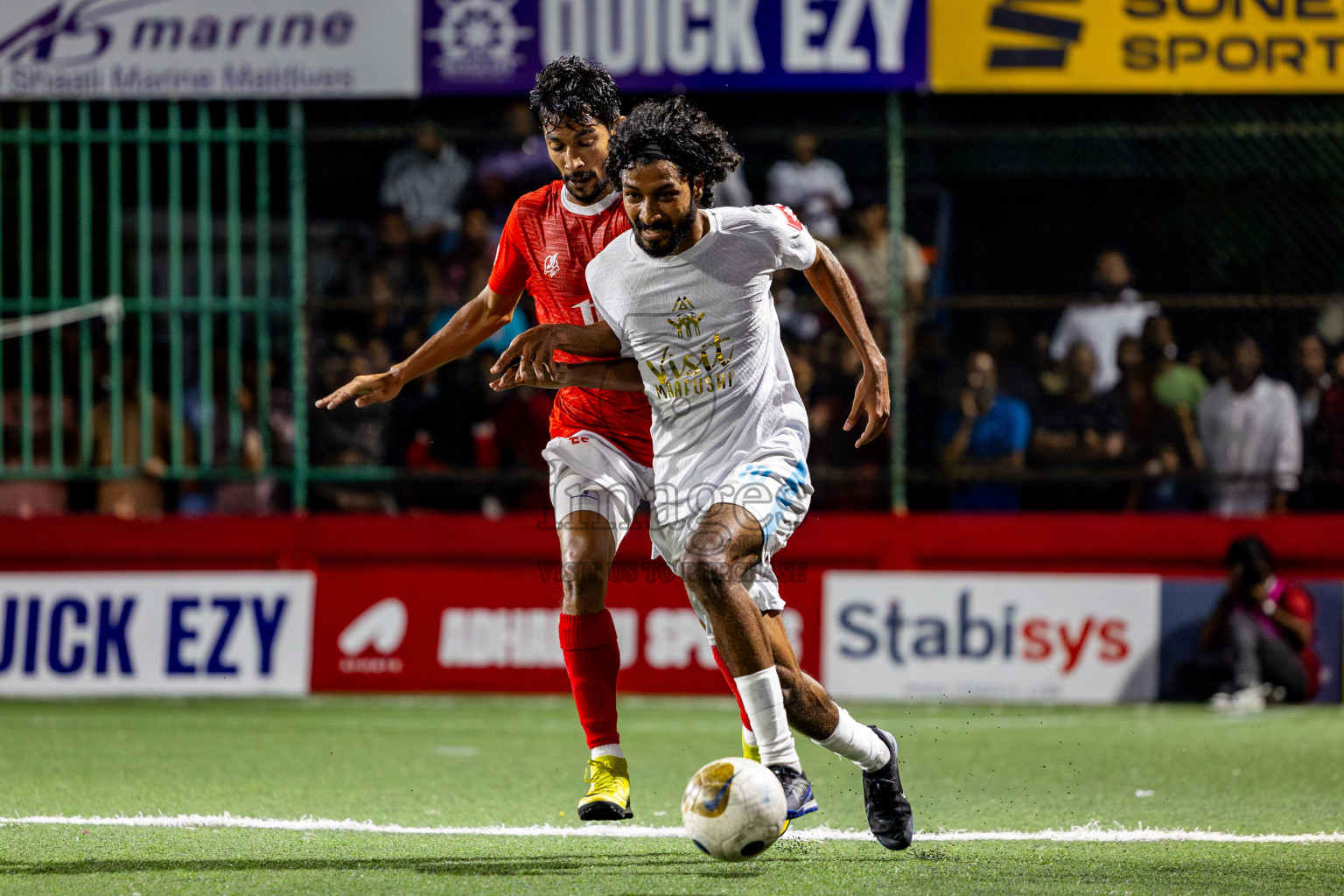 K Maafushi vs K Kaashidhoo in Kaafu Atoll Finals Day 27 of Golden Futsal Challenge 2025 was held on Friday , 31st January 2025, in Hulhumale', Maldives. Photos: Nausham Waheed / images.mv