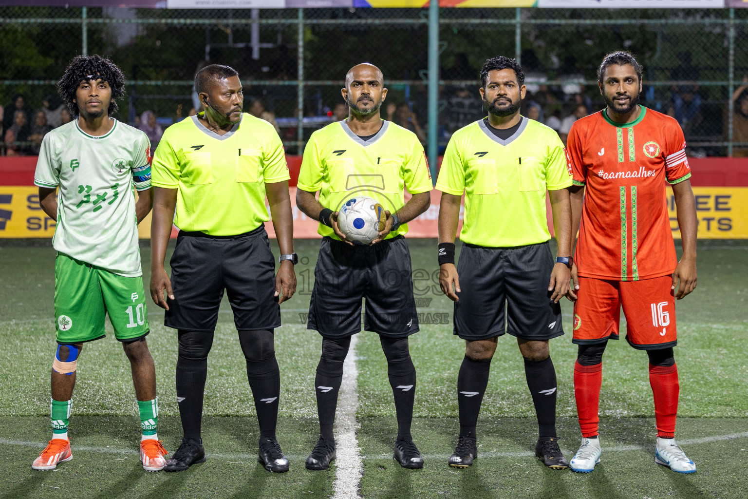 AA Feridhoo vs AA Maalhos in Day 11 of Golden Futsal Challenge 2025 was held on Wednesday, 15th January 2025, in Hulhumale', Maldives Photos: Mohamed Mahfooz Moosa / images.mv