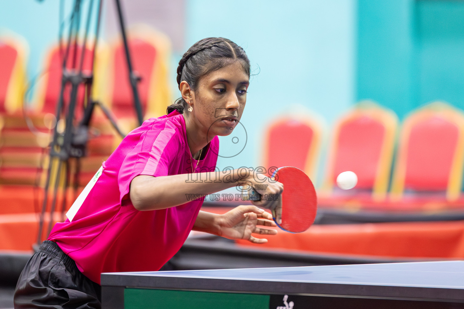 Day 4 of BML 63rd National Table Tennis Tournament 2025 was held on Thursday, 28th August 2025 in Male' TT Hall, Male', Maldives. Photos:  Areef / images.mv