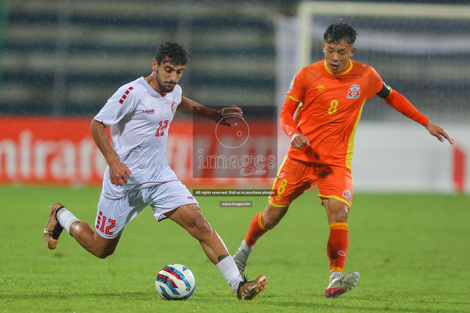 Bhutan vs Lebanon in SAFF Championship 2023 held in Sree Kanteerava Stadium, Bengaluru, India, on Sunday, 25th June 2023. Photos: Nausham Waheed / images.mv