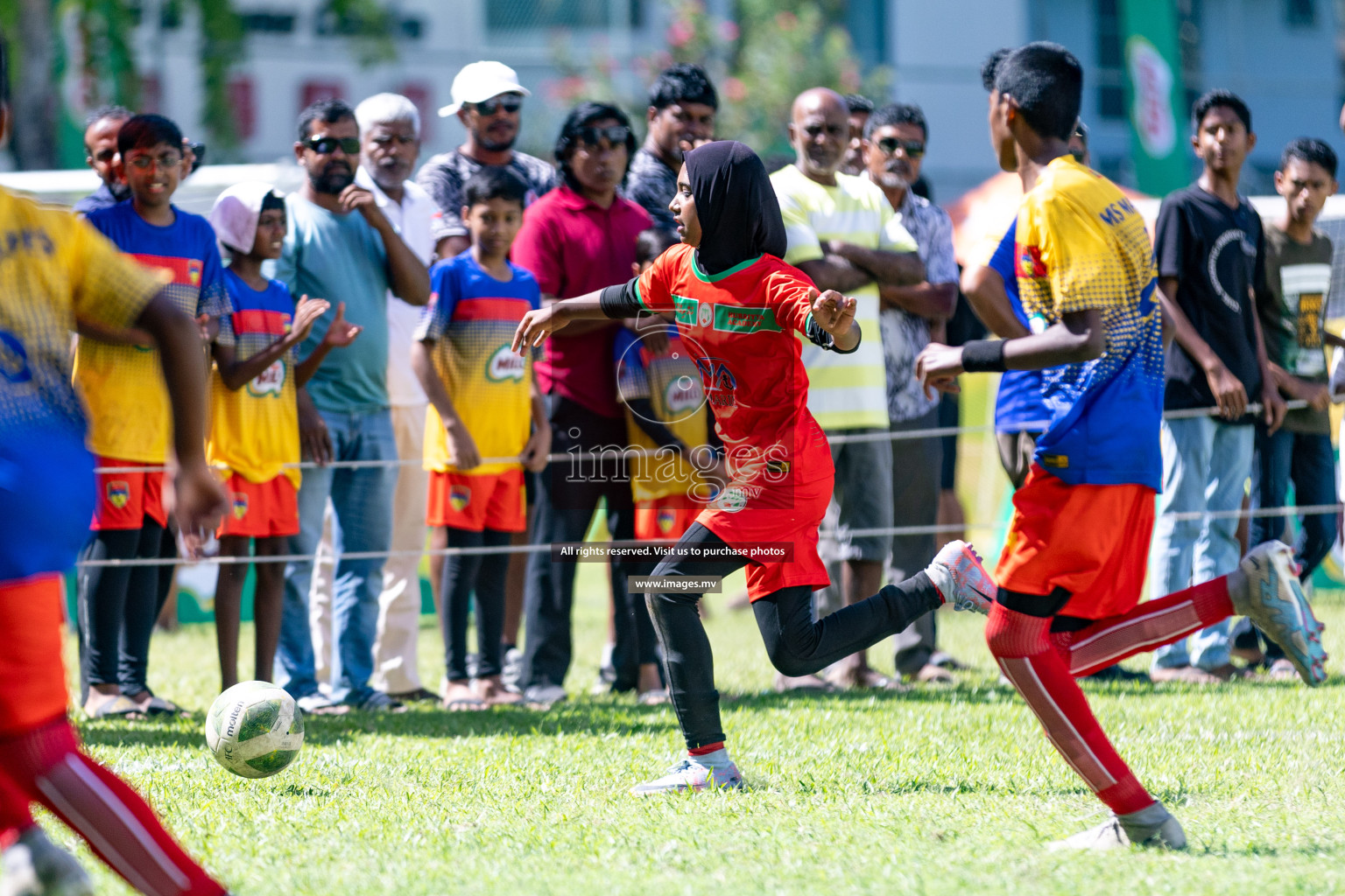 Day 2 of MILO Academy Championship 2023 (U12) was held in Henveiru Football Grounds, Male', Maldives, on Saturday, 19th August 2023. Photos: Nausham Waheedh / images.mv