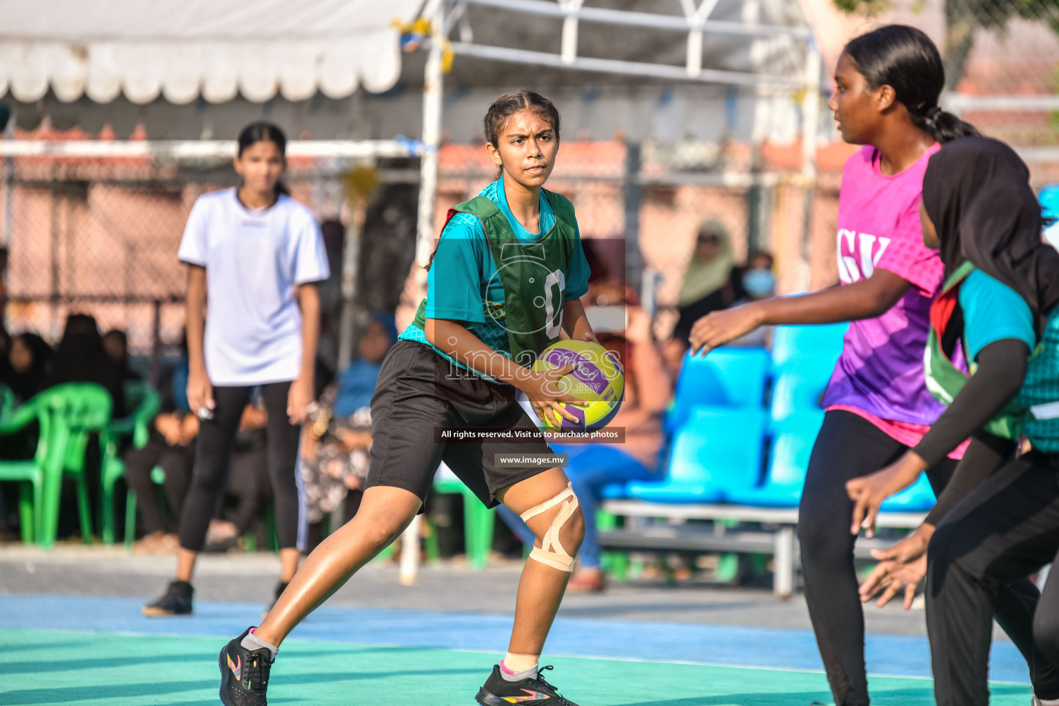 Day 11 of Junior Netball Championship 2022 held in Male', Maldives. Photos by Nausham Waheed