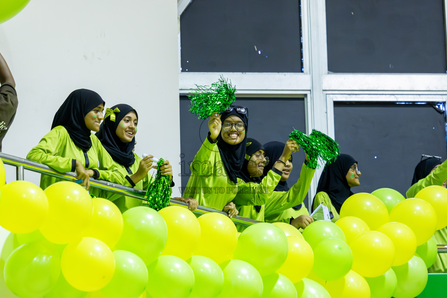 Day 15 of 25th Inter-School Netball Tournament was held in Social Center at Male', Maldives on Monday, 26th August 2024. Photos: Mohamed Mahfooz Moosa / images.mv