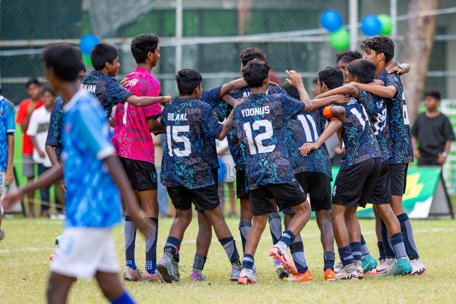 Day 4 of MILO Academy Championship 2024 (U-14) was held in Henveyru Stadium, Male', Maldives on Sunday, 3rd November 2024. Photos: Ismail Thoriq / Images.mv