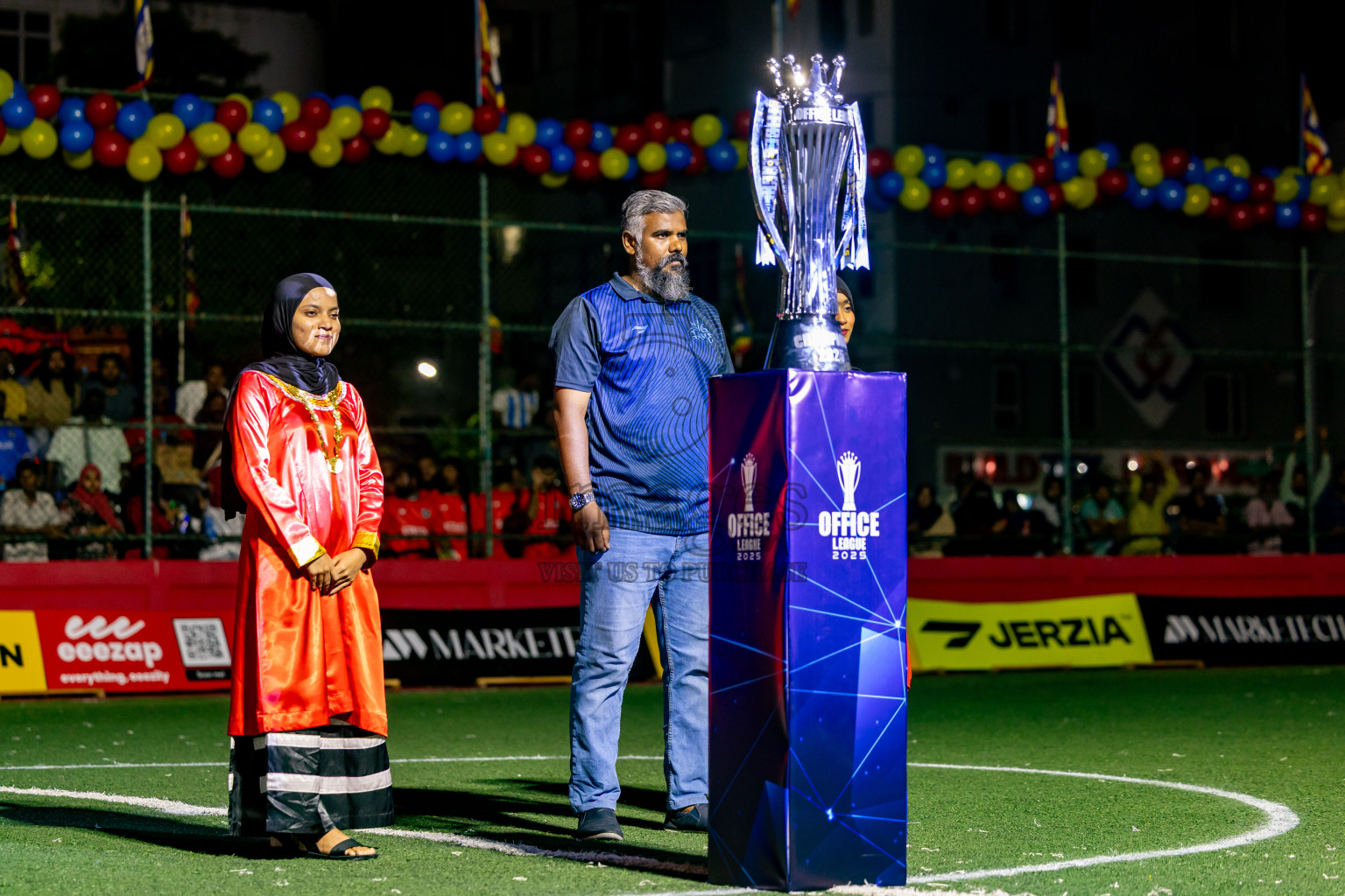 Police Club vs STELCO Rc in Final of Office League 2025 was held on Friday, 9th May 2025 in Hulhumale', Maldives. Photos: Nausham Waheed  / images.mv