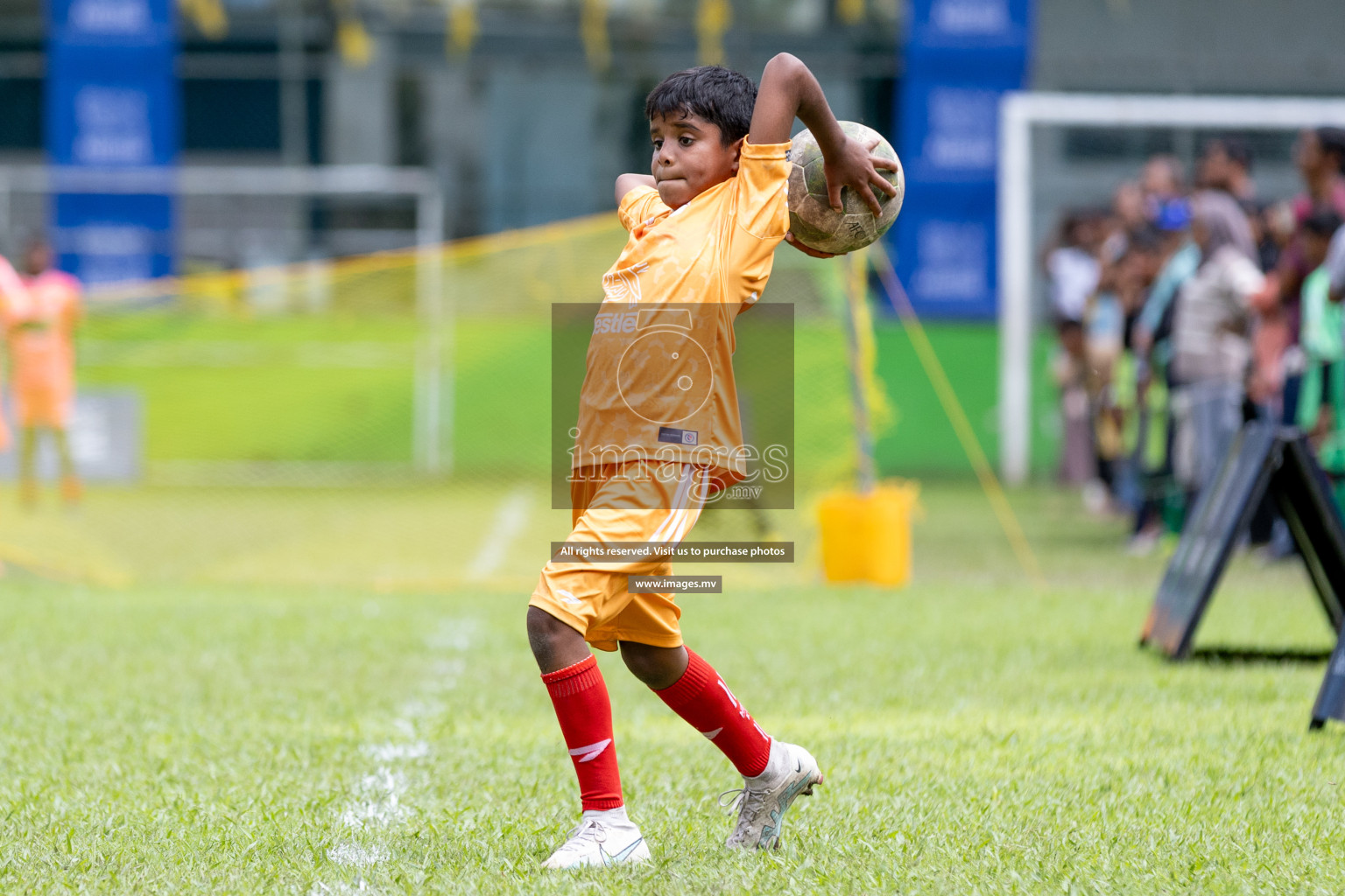 Day 2 of Nestle kids football fiesta, held in Henveyru Football Stadium, Male', Maldives on Thursday, 12th October 2023 Photos: Nausham Waheed Images.mv