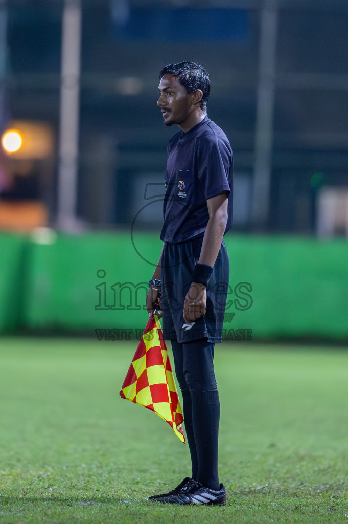 SUS vs Huriyya (U12) in Dhivehi Youth League 2024 - Day 2. Matches held at Henveiru Stadium on 22nd November 2024 , Friday. Photos: Shuu Abdul Sattar/ Images.mv