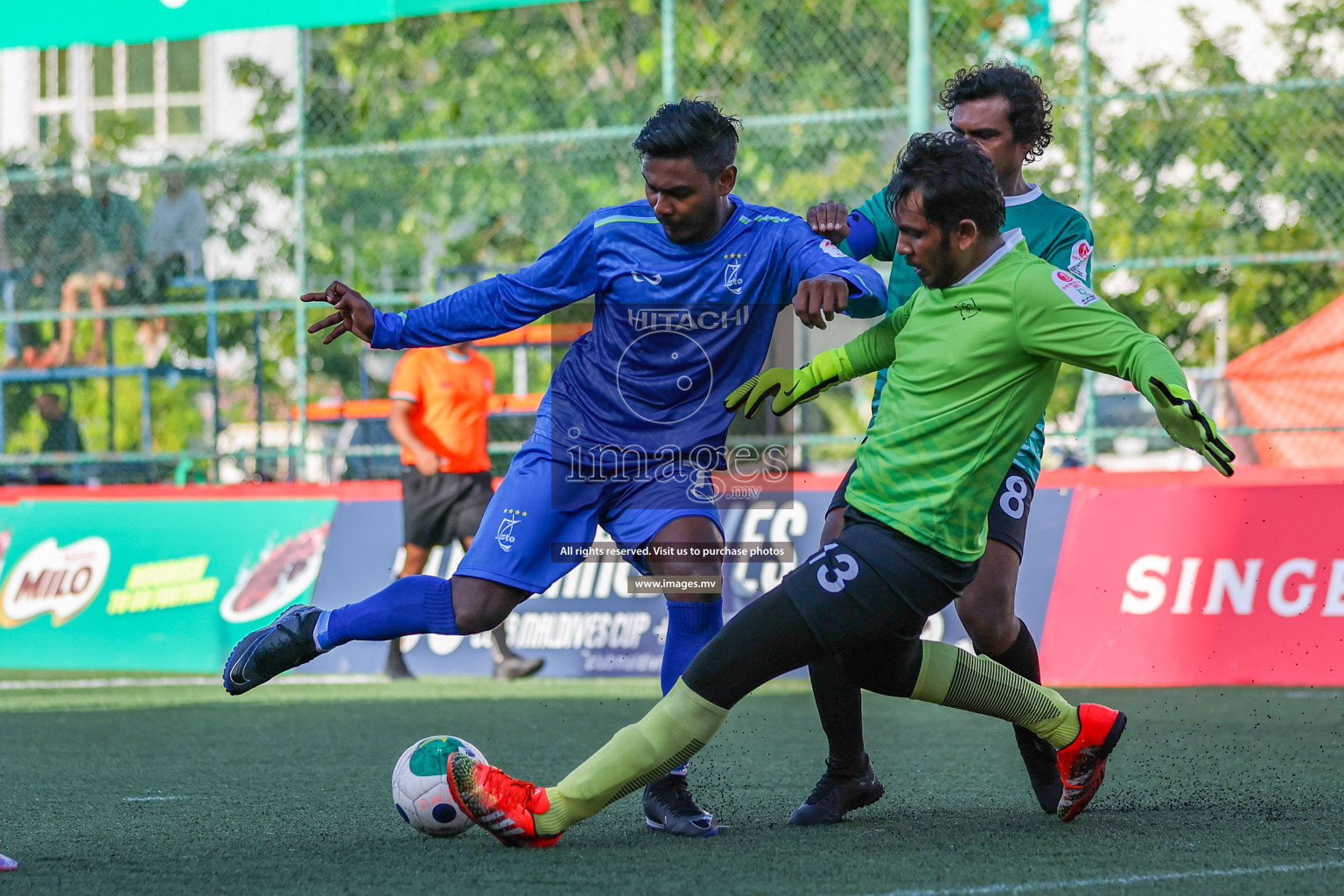 STO RC vs Treetop Hospital in Club Maldives Cup 2023 held in Hulhumale, Maldives, on Saturday, 29th July 2023 Photos: Ismail Thoriq / images.mv