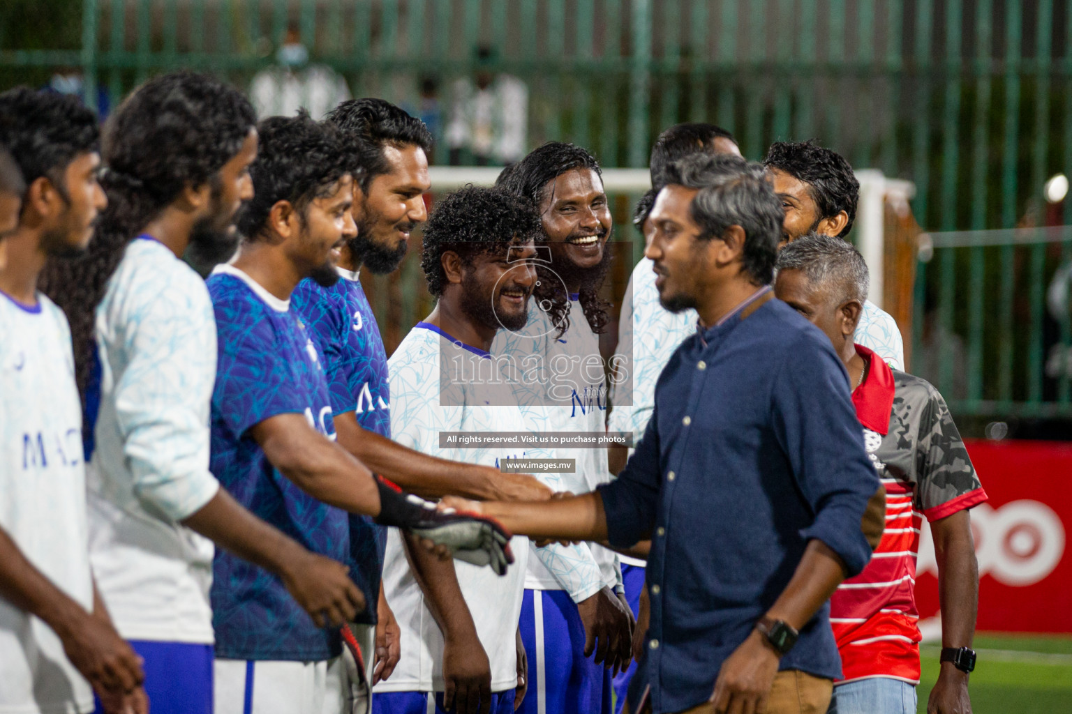 Prison Club vs MACL in the Quarter Finals of Club Maldives 2021 held at Hulhumale;, on 12th December 2021 Photos: Nasam / images.mv