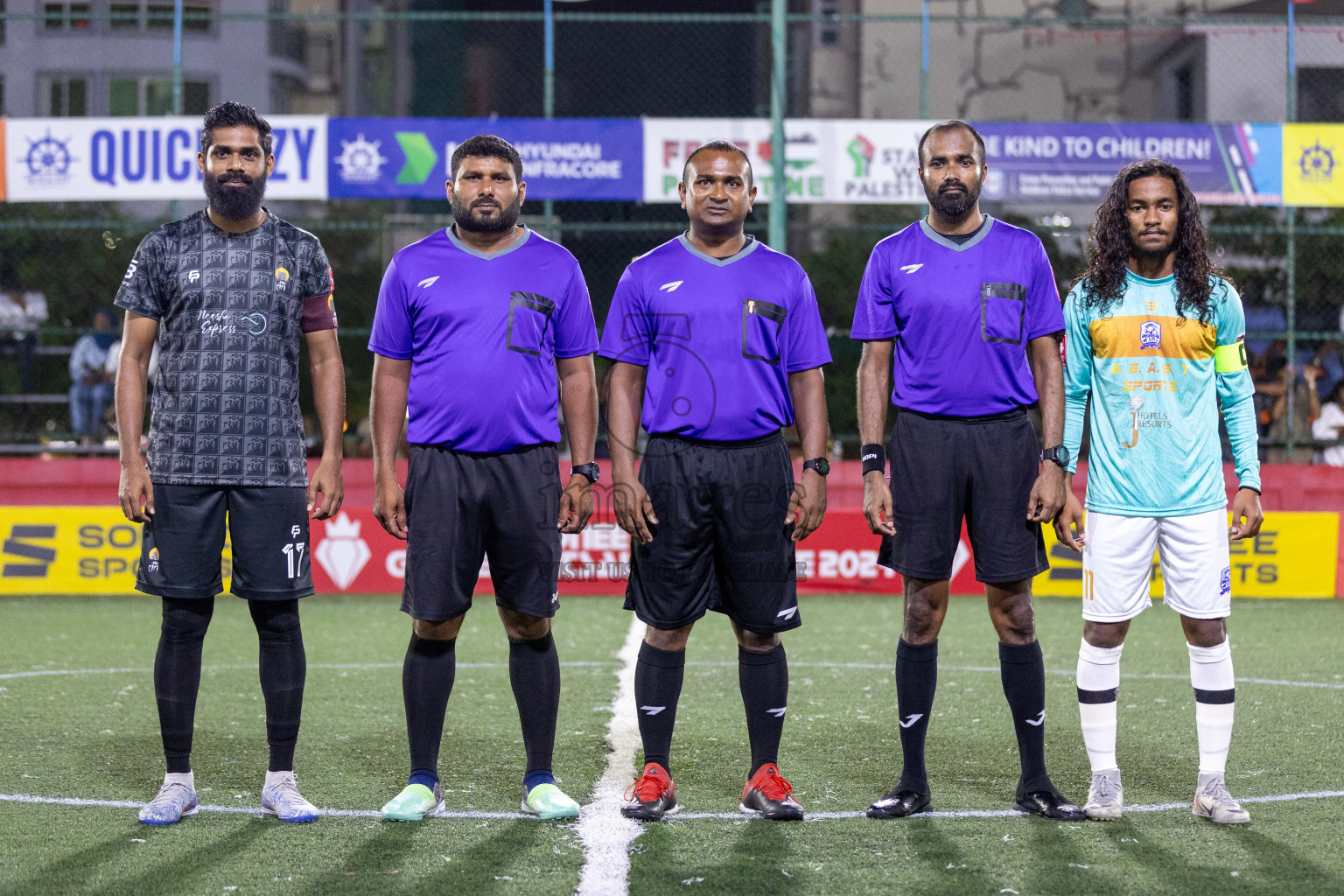 ADh Kunburudhoo vs Ash Fenfushi in Day 7 of Golden Futsal Challenge 2024 was held on Saturday, 20th January 2024, in Hulhumale', Maldives Photos: Nausham Waheed / images.mv