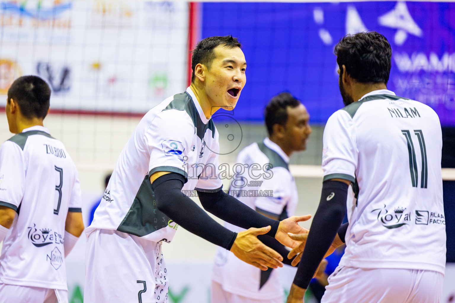 Club HDC vs Dhadimagu Sports & Recreation Club in Semi Finals of MILO VAM Cup 2025 held in Male', Maldives on Tuesday, 1st July 2025 at Social Center Indoor Hall Photos By: Nausham Waheed / images.mv