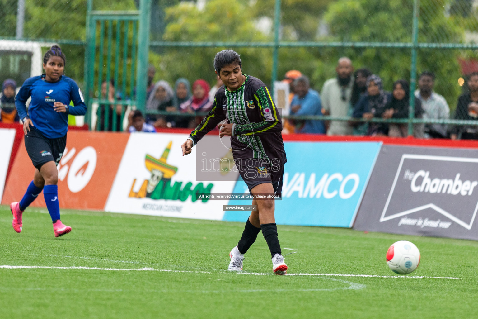 WAMCO vs Team Fenaka in Eighteen Thirty Women's Futsal Fiesta 2022 was held in Hulhumale', Maldives on Friday, 14th October 2022. Photos: Hassan Simah / images.mv