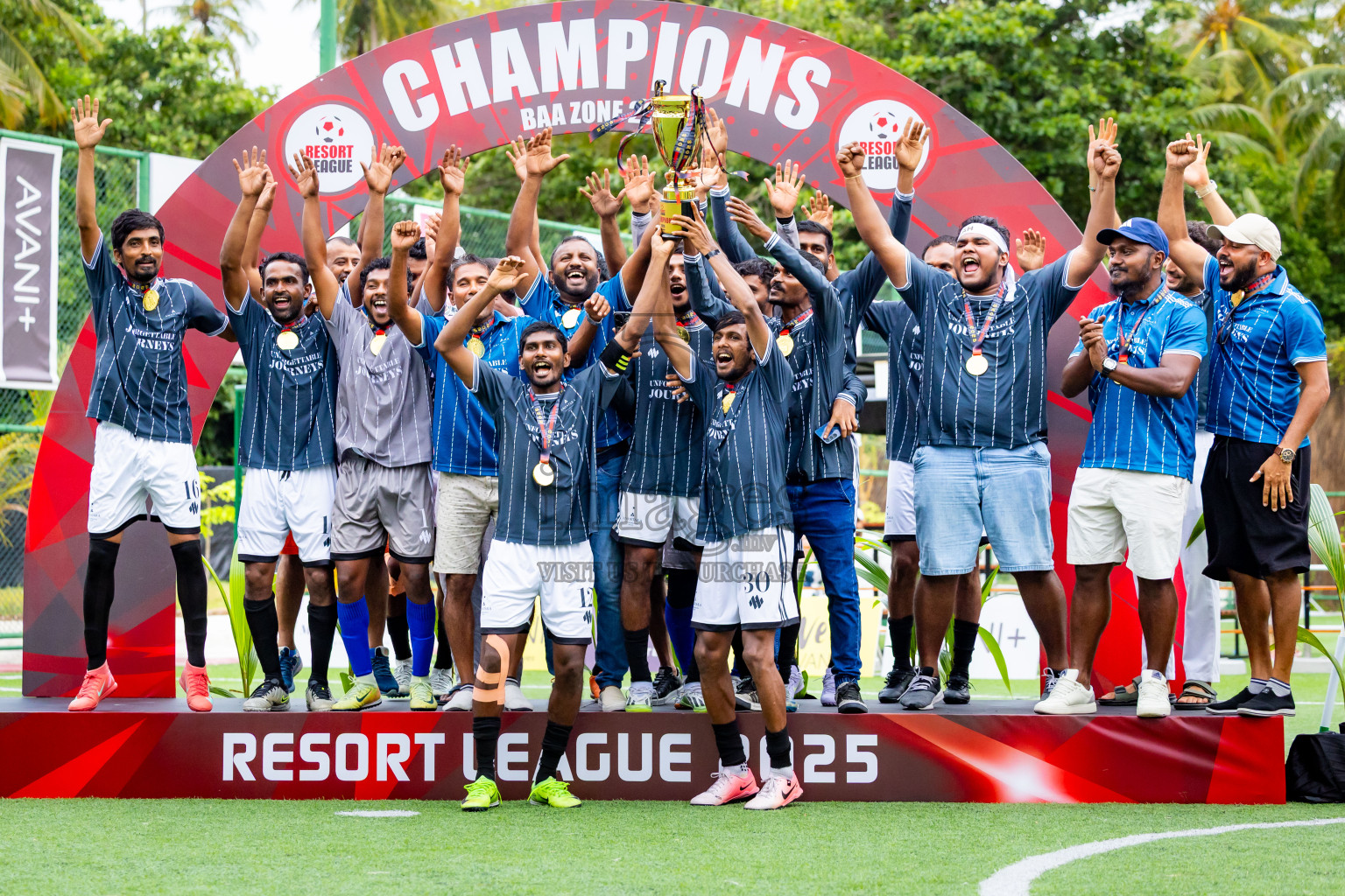 Anantara vs Finolhu in Final of Resort League 2025 (Baa Zone) was held on Friday, 18th July 2025 in Avani+ Fares Maldives Resort, Baa Atoll, Maldives. Photos: Nausham Waheed  / images.mv