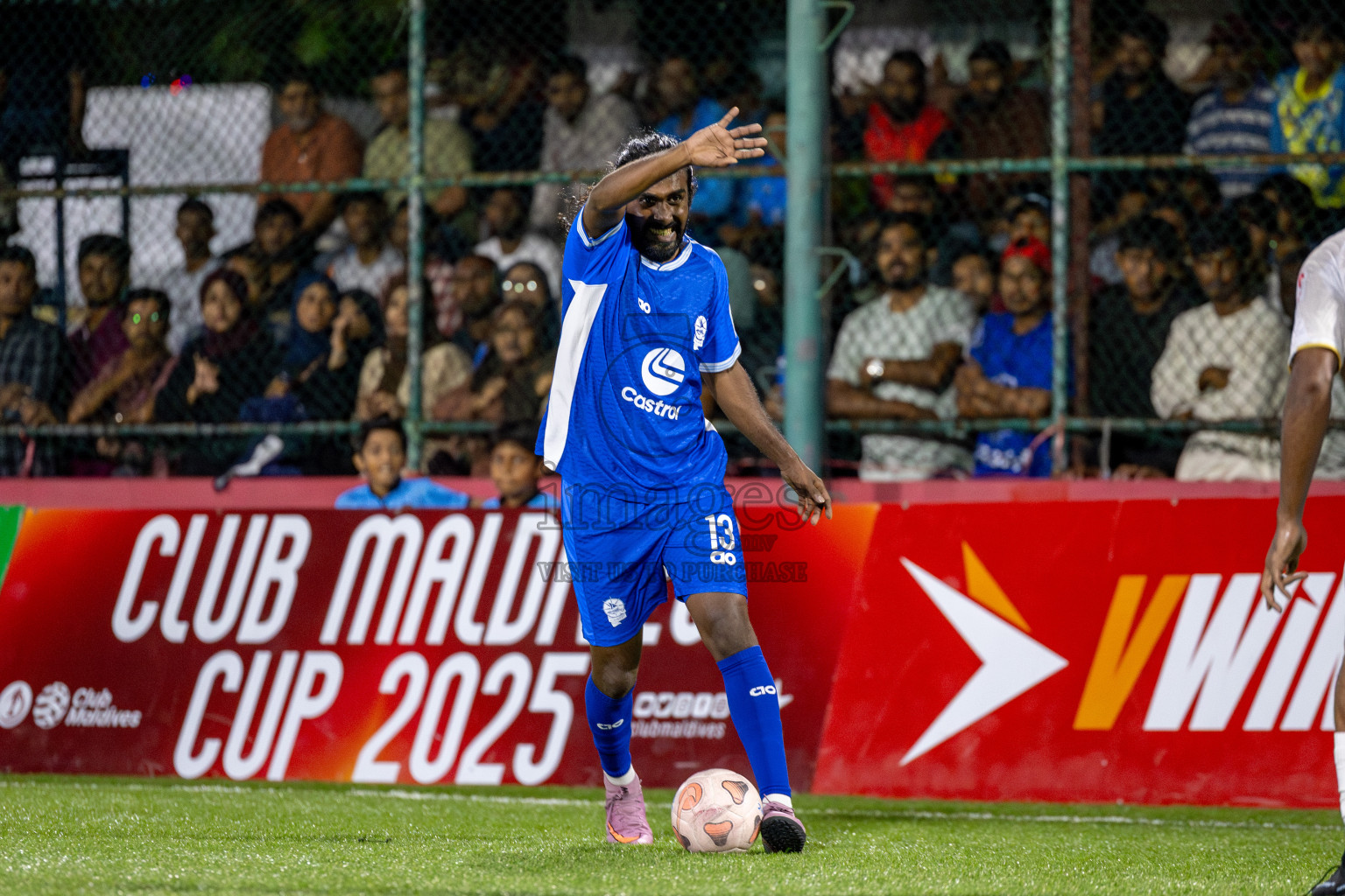 Club MTCC vs Dhivehi Sifainge Club (DSC) in Day 14 of Club Maldives Cup 2025 was held in Rehendhi Futsal Ground, Hulhumale', Maldives on Tuesday, 14th October 2025. Photos: Ismail Thoriq / images.mv