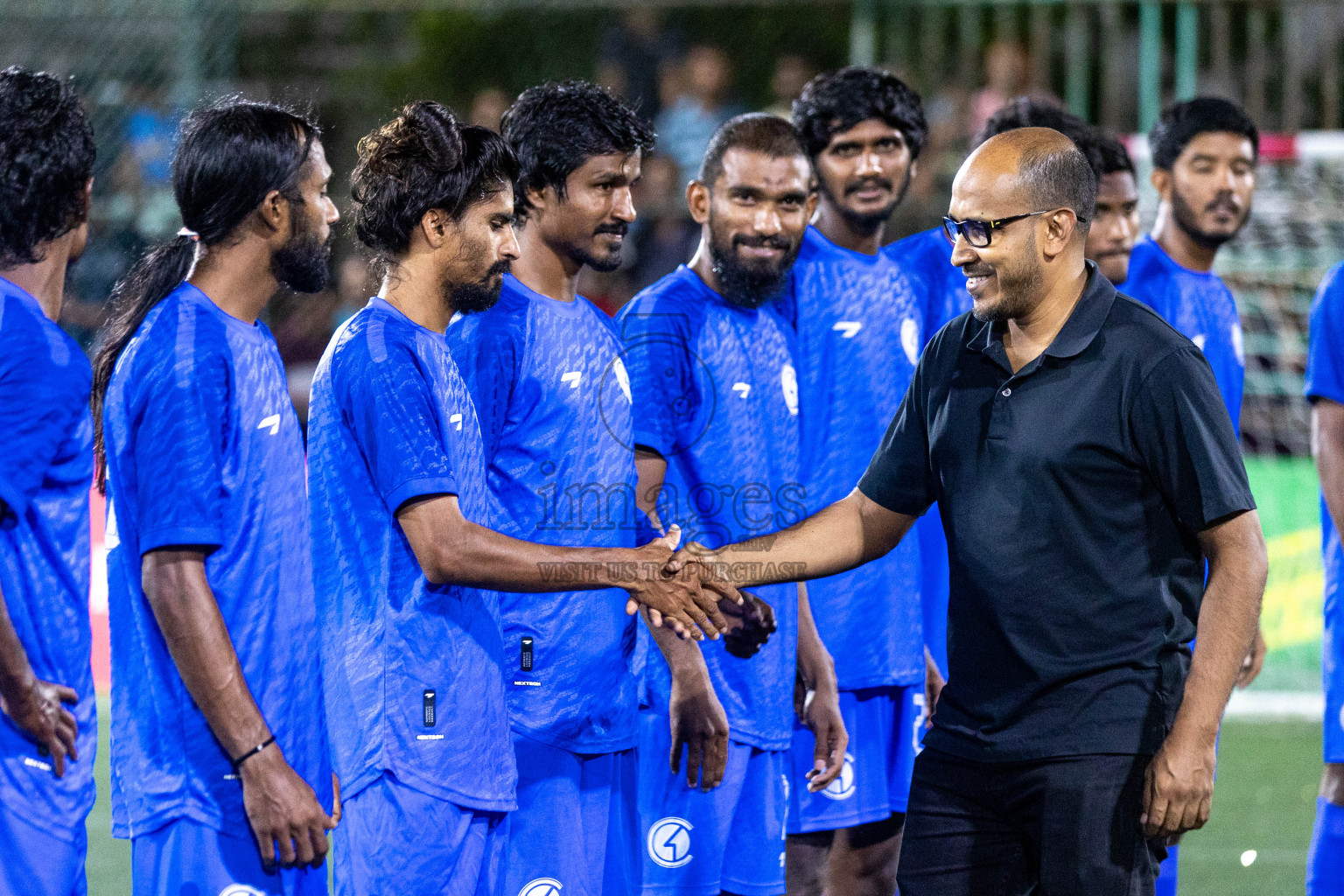 Team Allied vs Club HDC in Club Maldives Cup 2024 held in Rehendi Futsal Ground, Hulhumale', Maldives on Friday, 27th September 2024. 
Photos: Hassan Simah / images.mv