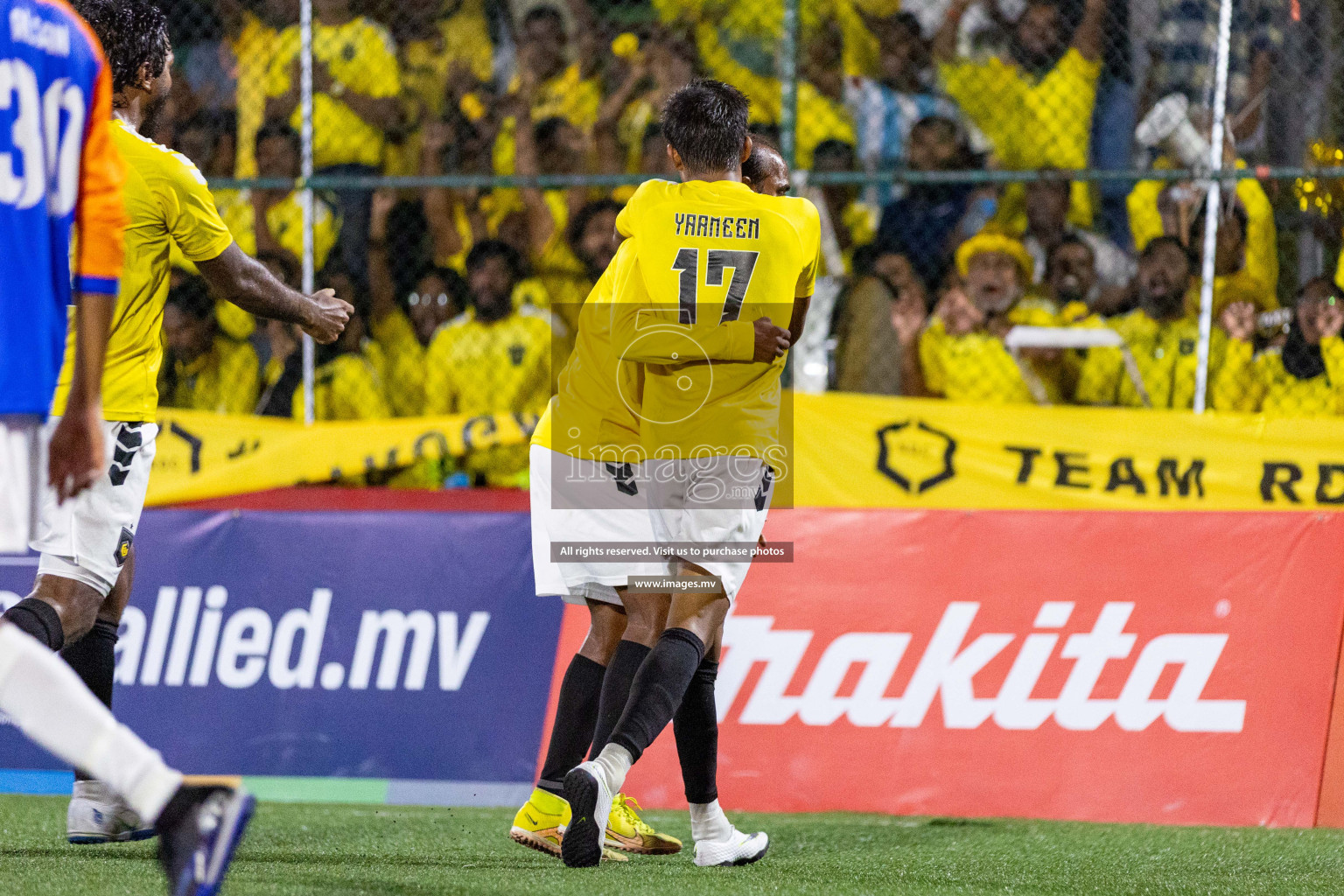 RRC vs Team FSM in Semi Final of Club Maldives Cup 2023 held in Hulhumale, Maldives, on Wednesday, 16th August 2023 Photos: Nausham Waheed / images.mv