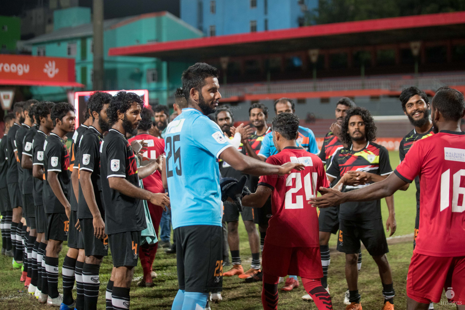 Dhiraagu Dhivehi Premier League 2018 TC Sports Club vs Club Eagles- in Male, Maldives, Friday November 30, 2018. (Images.mv Photo Suadh Abdul Sattar)