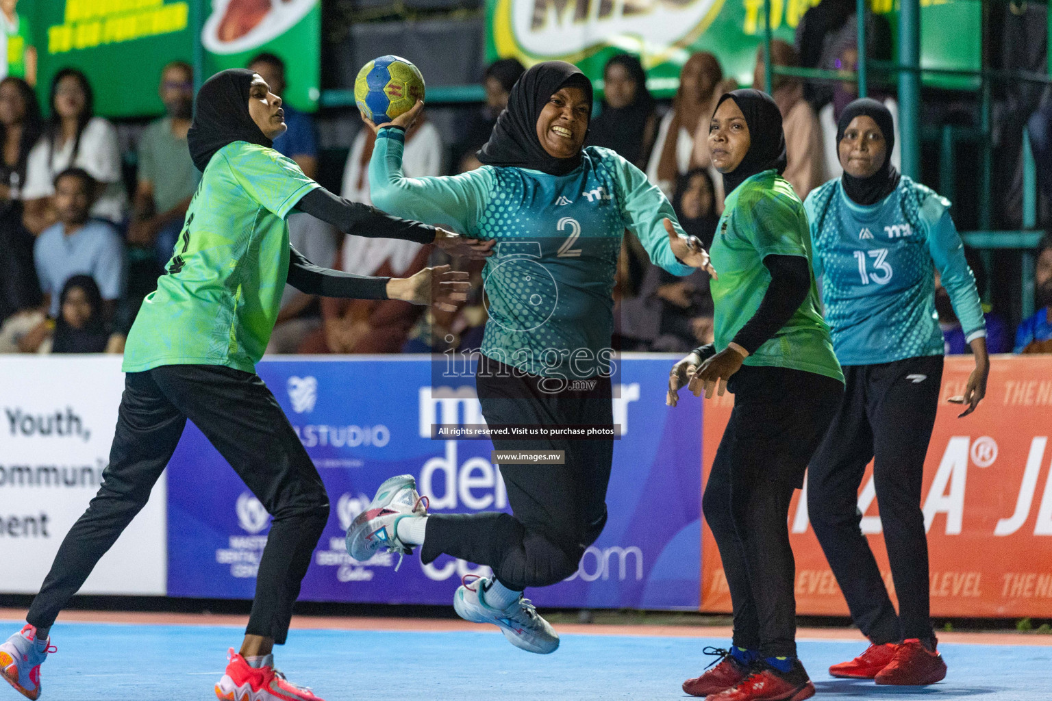 2nd Division Final of 7th Inter-Office/Company Handball Tournament 2023, held in Handball ground, Male', Maldives on Monday, 25th October 2023 Photos: Nausham Waheed/ Images.mv