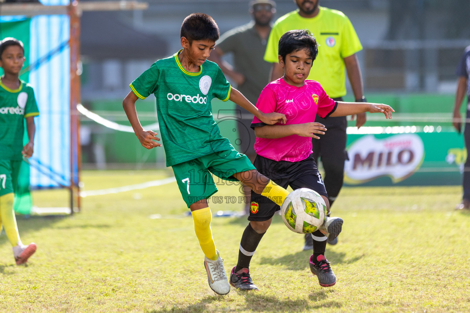 Day 2 of MILO Academy Championship 2025 was held on Friday, 14th February 2025 in Henveiru Stadium.
Photos: Mohamed Mahfooz Moosa / Images.mv