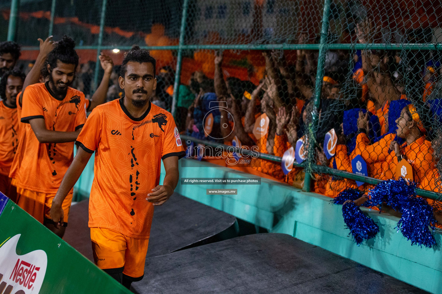 RRC Vs FSM in the Semi Finals of Club Maldives 2021 held in Hulhumale, Maldives on 19 December 2021. Photos: Ismail Thoriq / images.mv