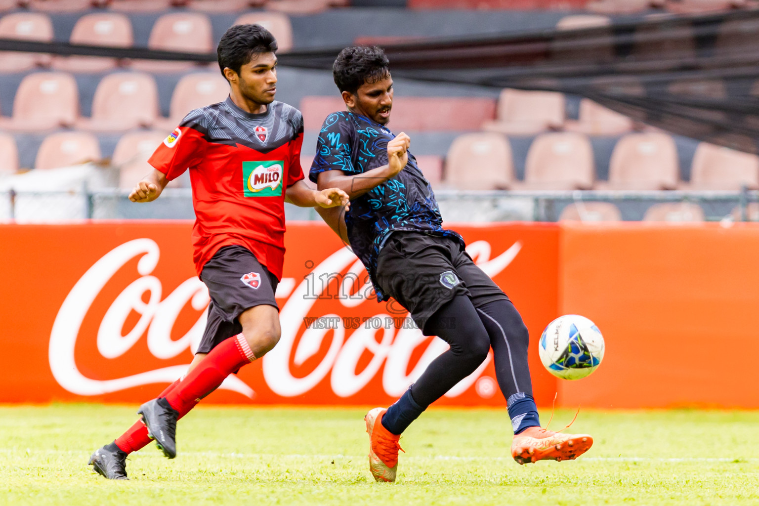 TC Sports Club vs Super United Sports in Day 5 of Under 19 Youth Championship 2024 was held at National Stadium in Male', Maldives on Sunday, 23rd June 2024. Photos: Nausham Waheed / images.mv