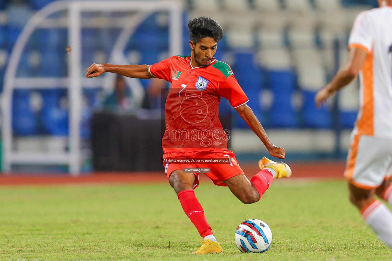 Bhutan vs Bangladesh in SAFF Championship 2023 held in Sree Kanteerava Stadium, Bengaluru, India, on Wednesday, 28th June 2023. Photos: Nausham Waheed / images.mv