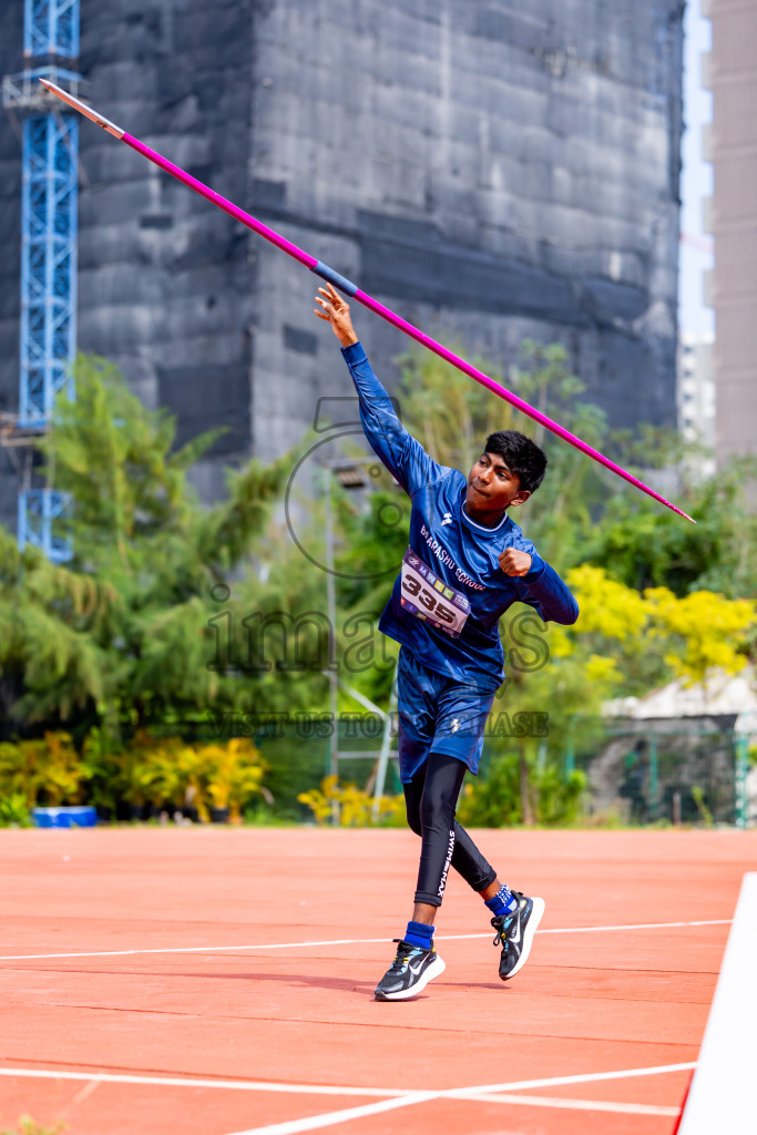 Day 5 of MWSC Interschool Athletics Championships 2024 held in Hulhumale Running Track, Hulhumale, Maldives on Wednesday, 13th November 2024. Photos by: Nausham Waheed / Images.mv