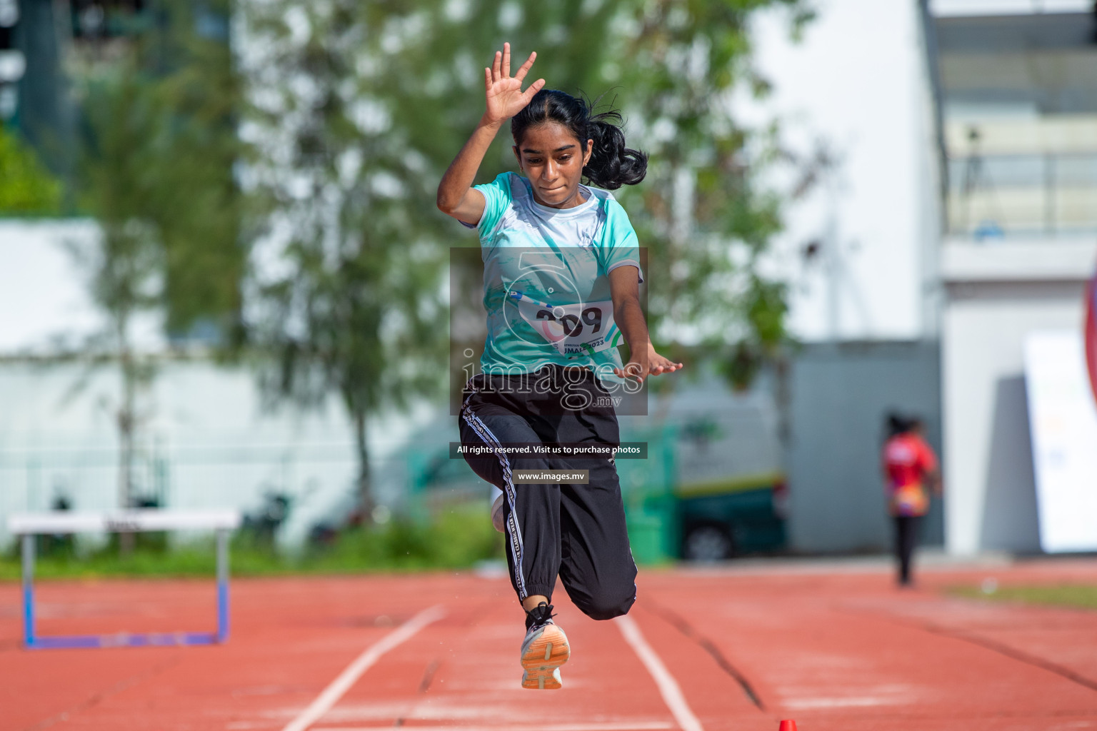 Day two of Inter School Athletics Championship 2023 was held at Hulhumale' Running Track at Hulhumale', Maldives on Sunday, 15th May 2023. Photos: Nausham Waheed / images.mv