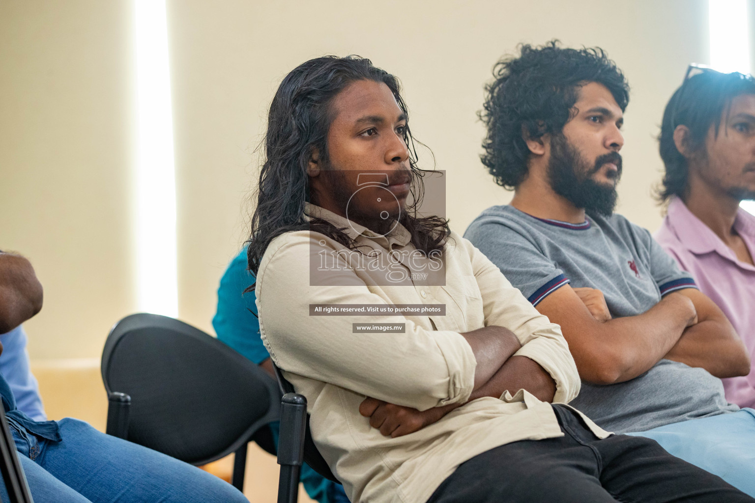 Charity Shield 2023 Pre Match Press Conference held in National Football Stadium, Male', Maldives Photos: Nausham Waheed / Images.mv