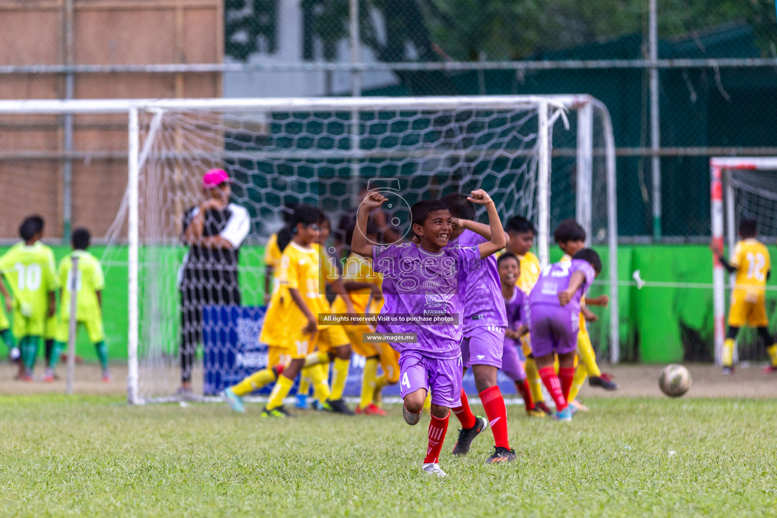 Day 2 of Nestle kids football fiesta, held in Henveyru Football Stadium, Male', Maldives on Thursday, 12th October 2023 Photos: Ismail Thoriq / Images.mv