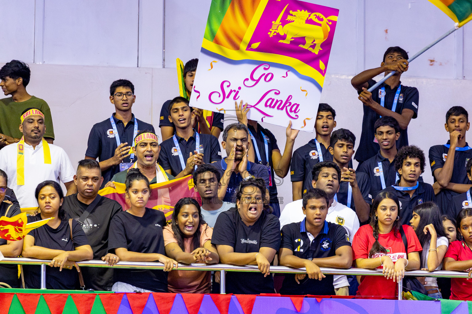 Maldives vs SriLanka in Day 2 of Under 16 Woman's Asian Cup SABA Qualifiers 2025 was held in Social Center, Male', Maldives on Friday, 13th June 2025. Photos: Nausham Waheed / images.mv