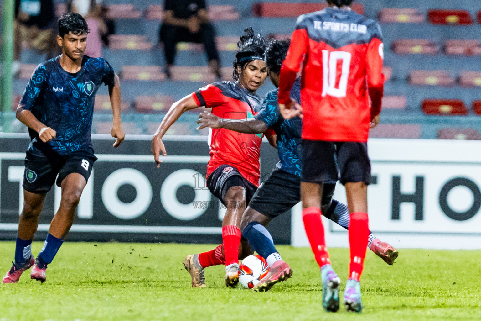 Super United Sports vs TC Sports Club in the Final of Under 19 Youth Championship 2024 was held at National Stadium in Male', Maldives on Monday, 1st July 2024. Photos: Nausham Waheed / images.mv