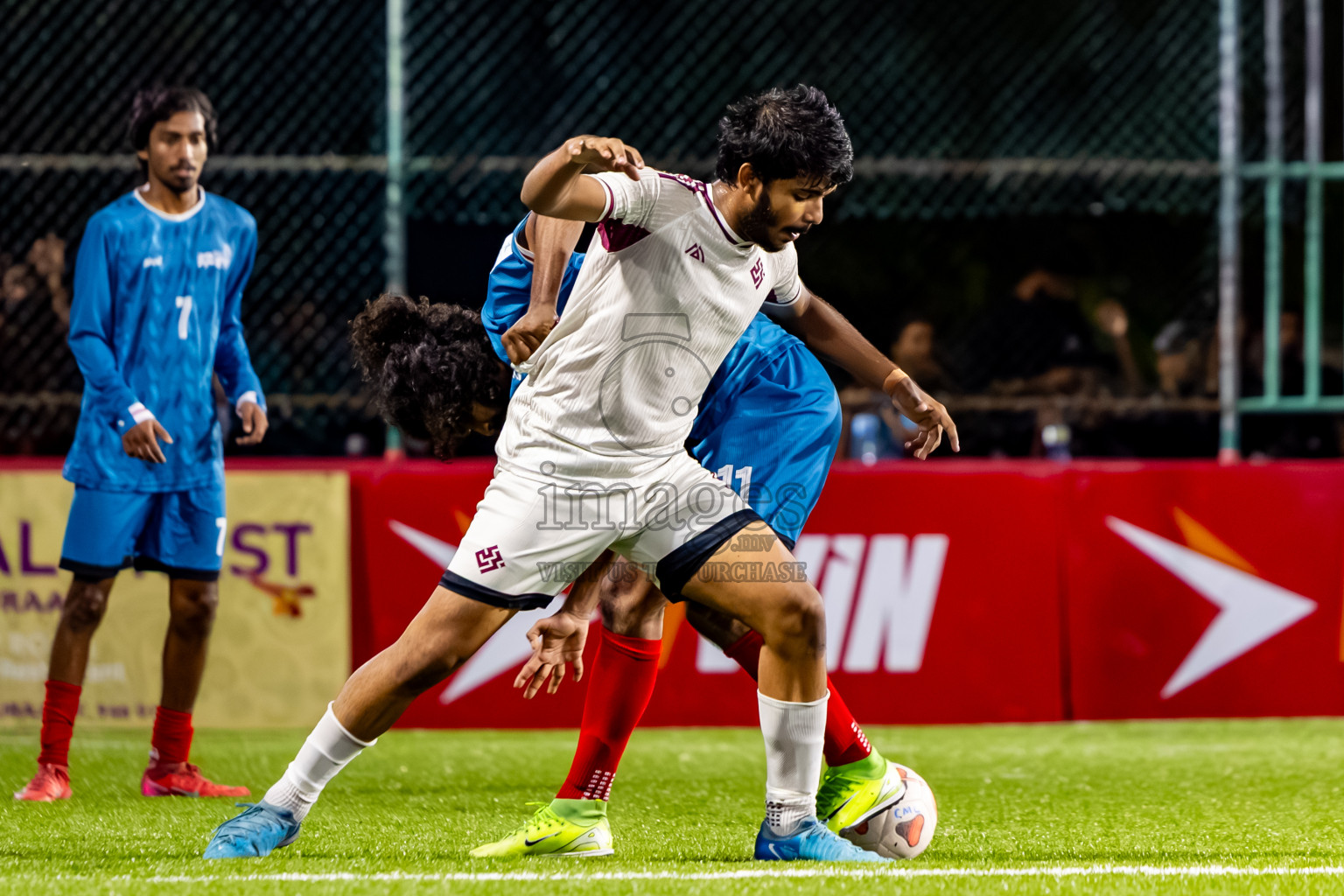 Club Binara vs Club 220 in Day 11 of Club Maldives Cup Classic 2025 was held in Rehendi Futsal Ground, Hulhumale', Maldives on Thursday, 25th September 2025. Photos: Nausham Waheed / images.mv