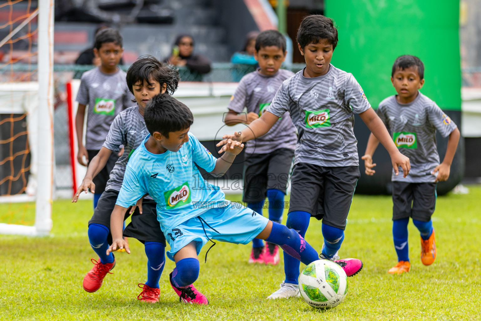 Day 2 of MILO Kids Football Fiesta was held at National Stadium in Male', Maldives on Saturday, 24th February 2024.