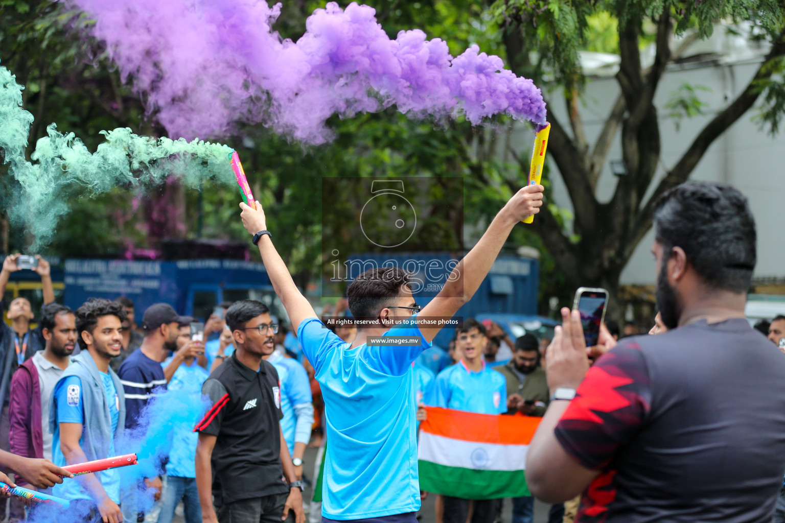 Kuwait vs India in the Final of SAFF Championship 2023 held in Sree Kanteerava Stadium, Bengaluru, India, on Tuesday, 4th July 2023. Photos: Nausham Waheed, Hassan Simah / images.mv