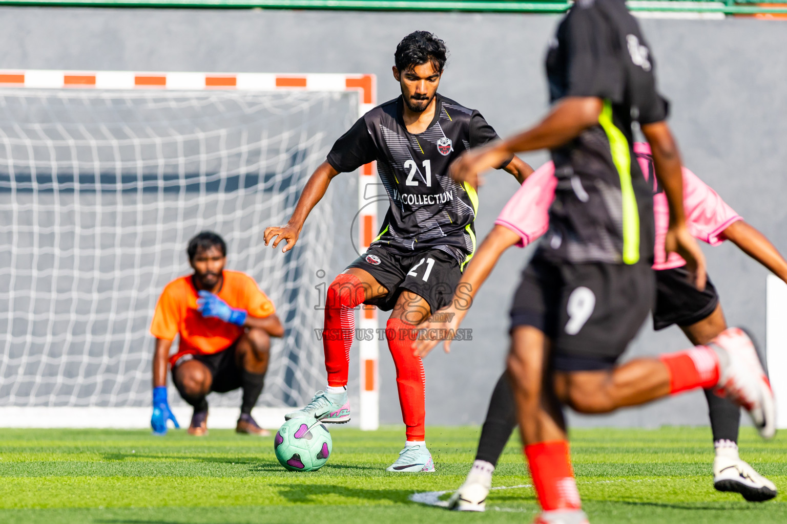 Apocalipse SC vs Biss Buru in Day 6 of BG Futsal Challenge 2024 was held on Sunday, 17th March 2024, in Male', Maldives Photos: Nausham Waheed / images.mv