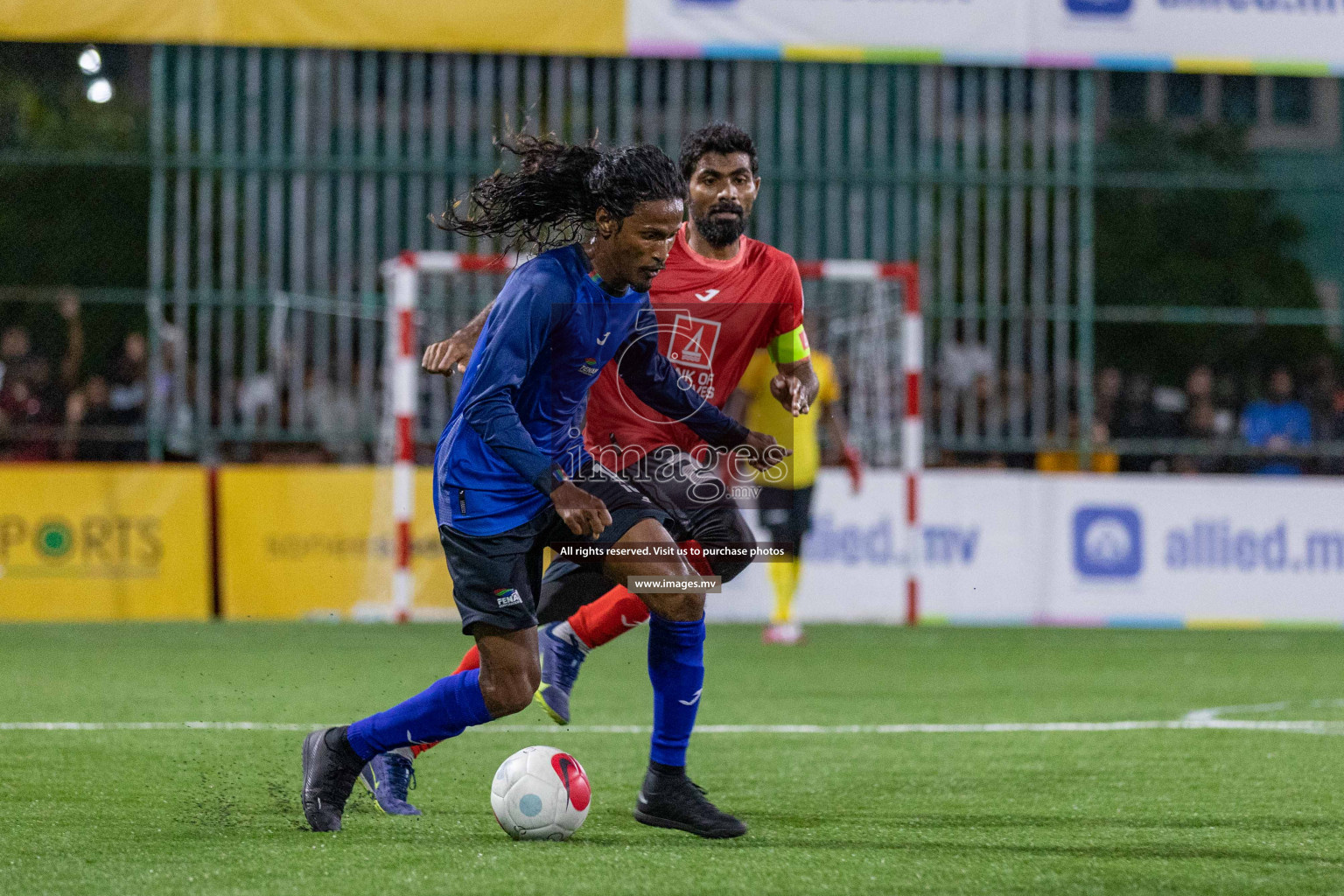 Team Fenaka vs United BML in Club Maldives Cup 2022 was held in Hulhumale', Maldives on Sunday, 9th October 2022. Photos: Ismail Thoriq / images.mv