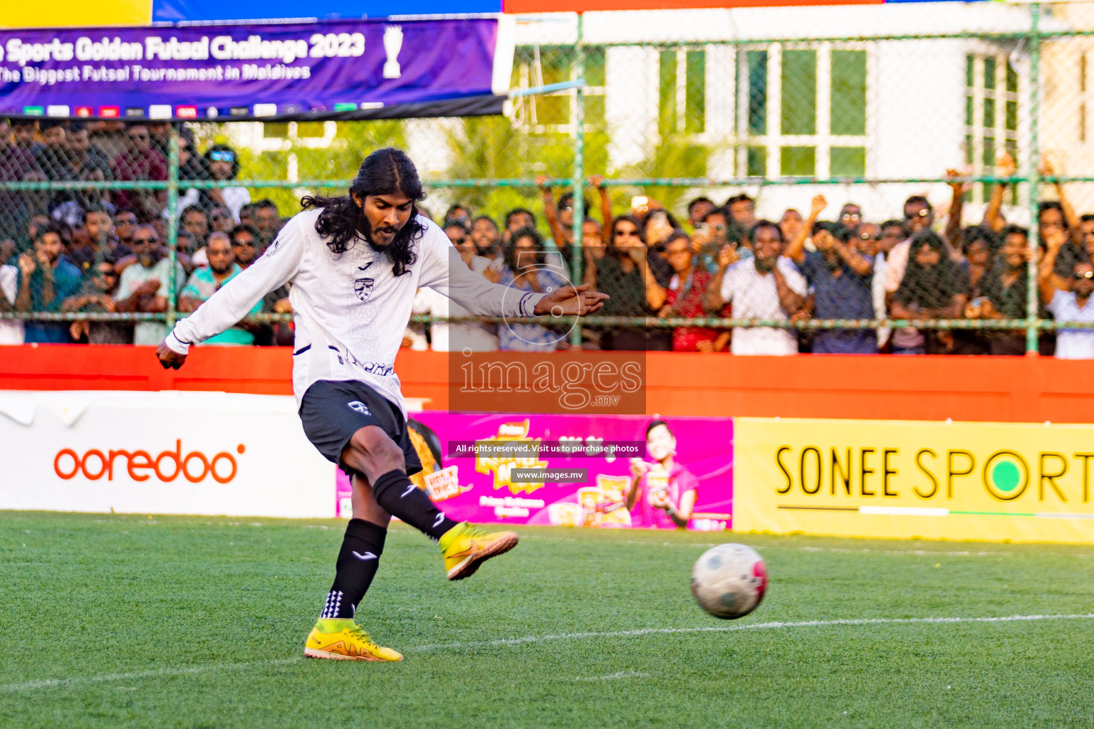 Matchday 21 of Golden Futsal Challenge 2023 on 25 February 2023 in Hulhumale, Male, Maldives