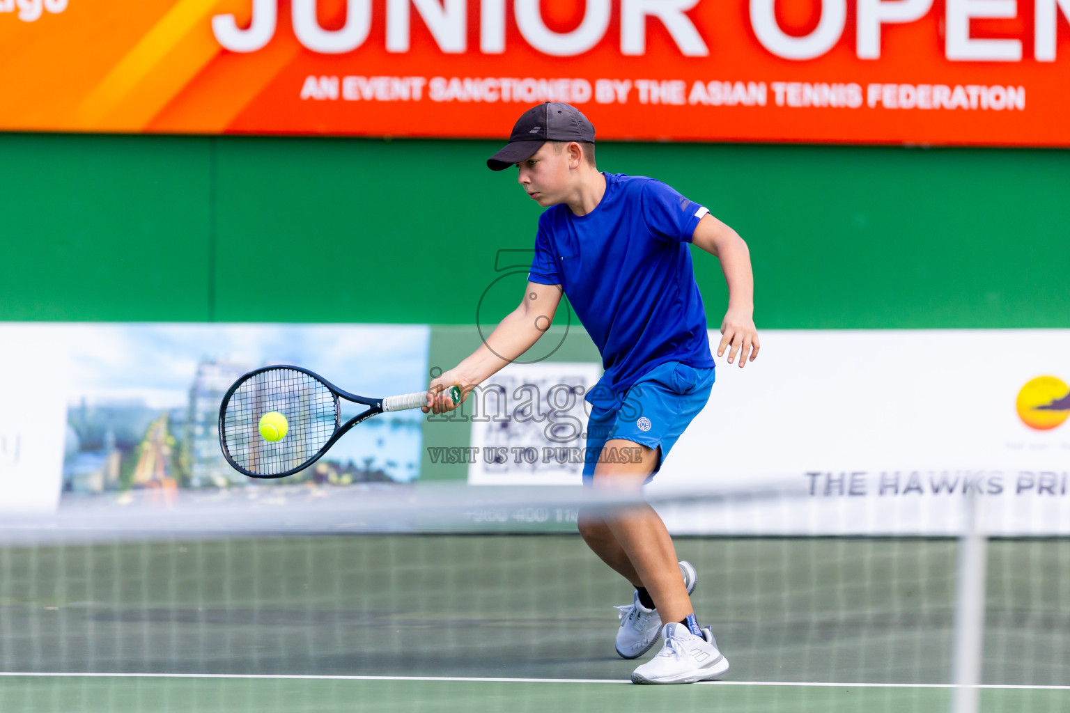 Day 2 of ATF Maldives Junior Open Tennis was held in Male' Tennis Court, Male', Maldives on Tuesday, 10th December 2024. Photos: Nausham Waheed / images.mv