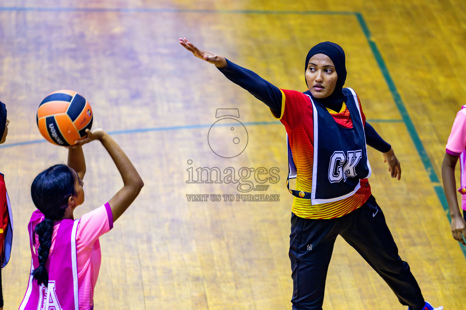 Sports Club Skylark vs Youth United Sports Club in Final of 21st National Netball Tournament was held in Social Canter at Male', Maldives on Monday, 13th May 2024. Photos: Nausham Waheed / images.mv