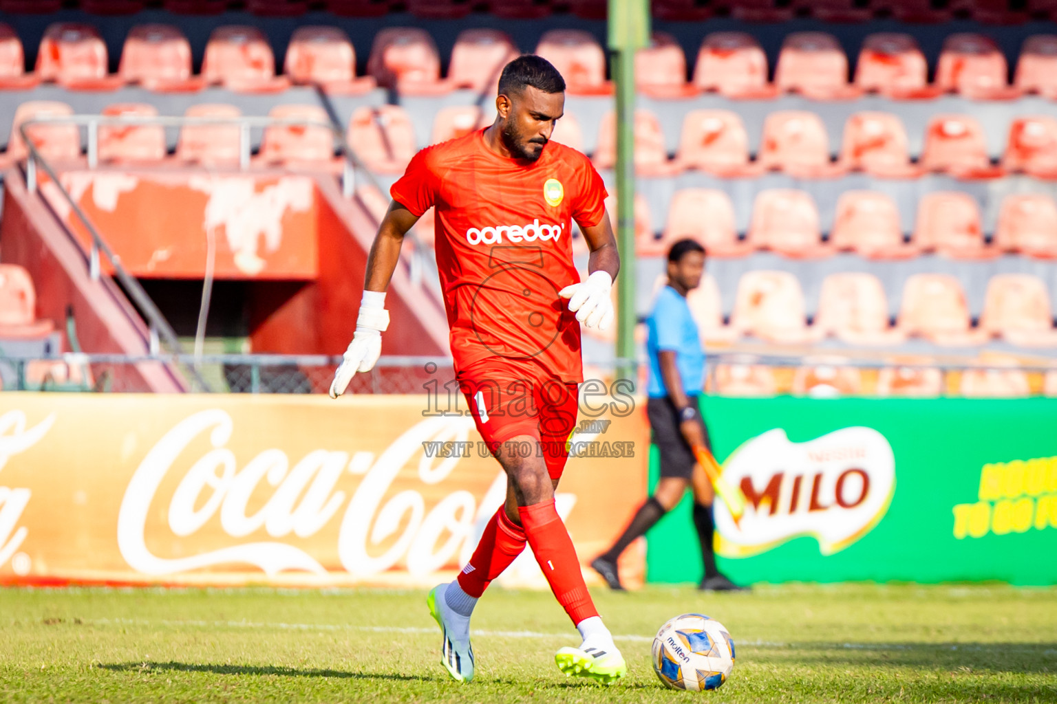 Maziya SRC vs Newradiant Sports Club in the FAM League Cup 2025 held at National Football Stadium, Male', Maldives on Monday, 5th May 2025. Photos By: Nausham Waheed / images.mv