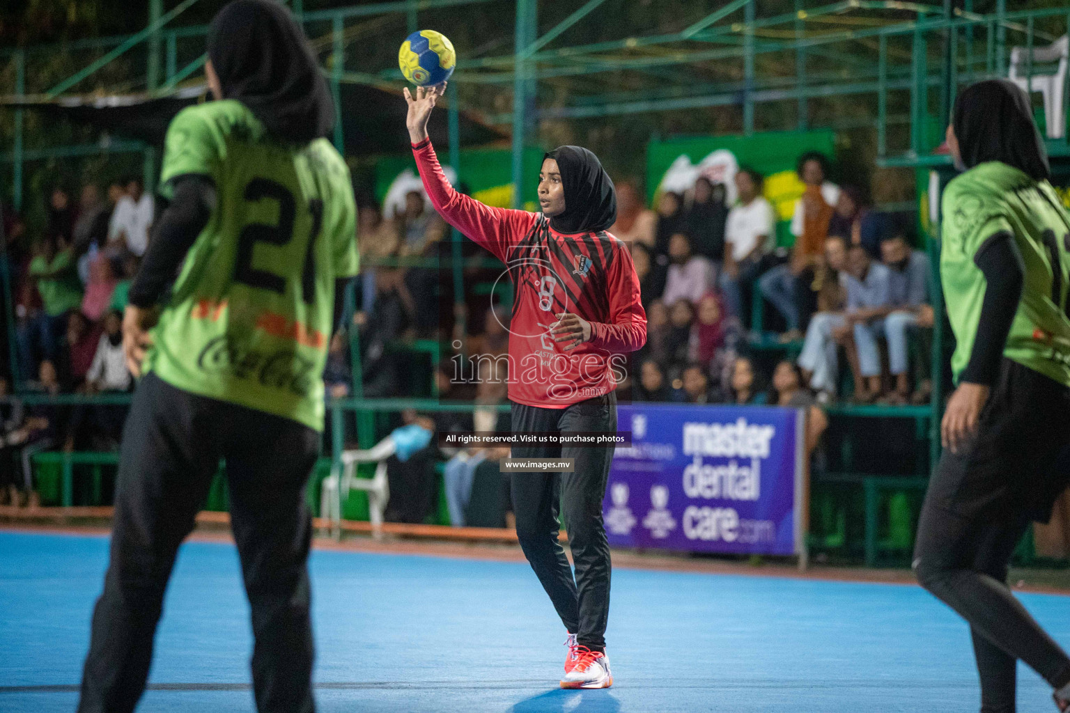 Day 9 of 6th MILO Handball Maldives Championship 2023, held in Handball ground, Male', Maldives on 28th May 2023 Photos: Nausham Waheed/ Images.mv