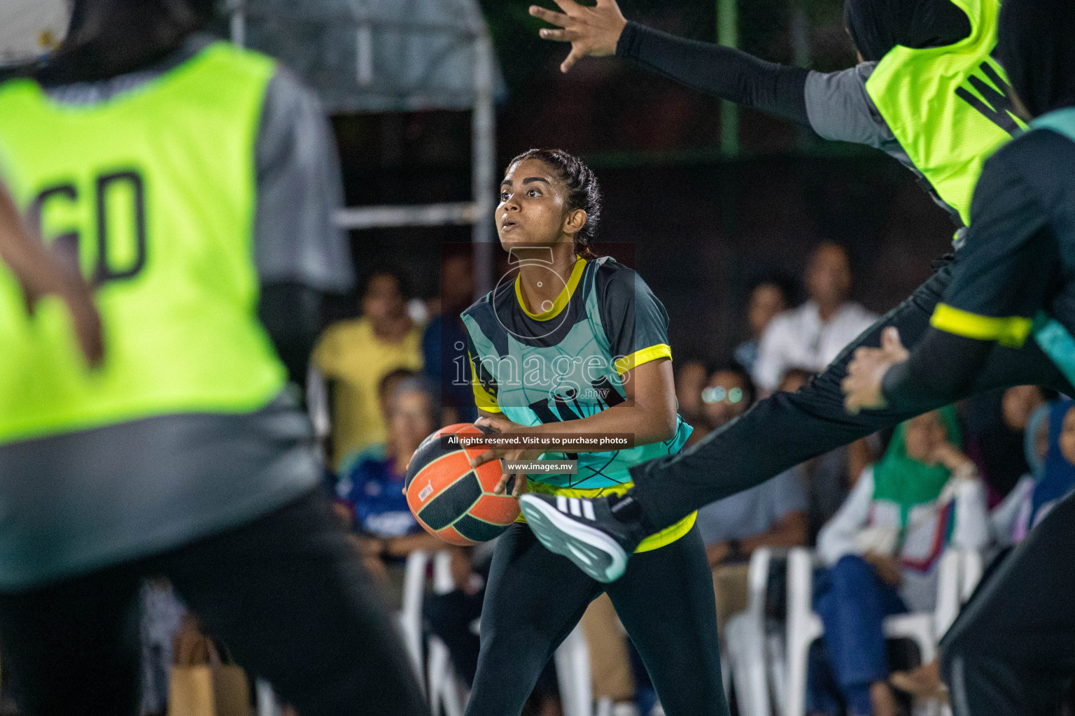 Final of 20th Milo National Netball Tournament 2023, held in Synthetic Netball Court, Male', Maldives on 11th June 2023 Photos: Nausham Waheed/ Images.mv