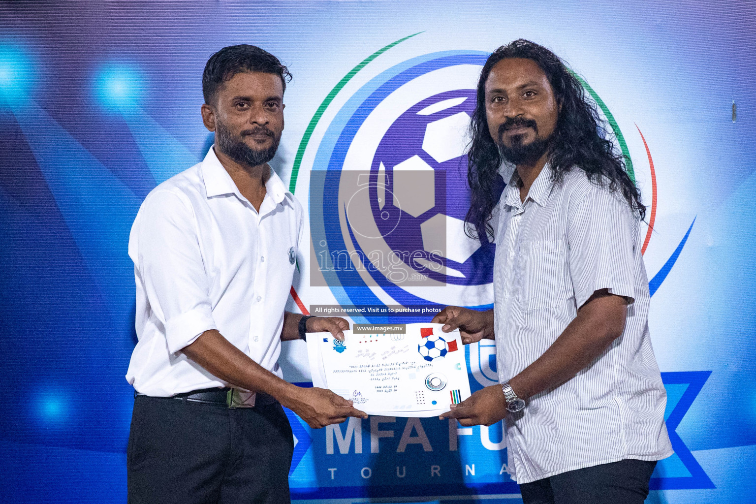 Final of MFA Futsal Tournament 2023 on 10th April 2023 held in Hulhumale'. Photos: Nausham waheed /images.mv