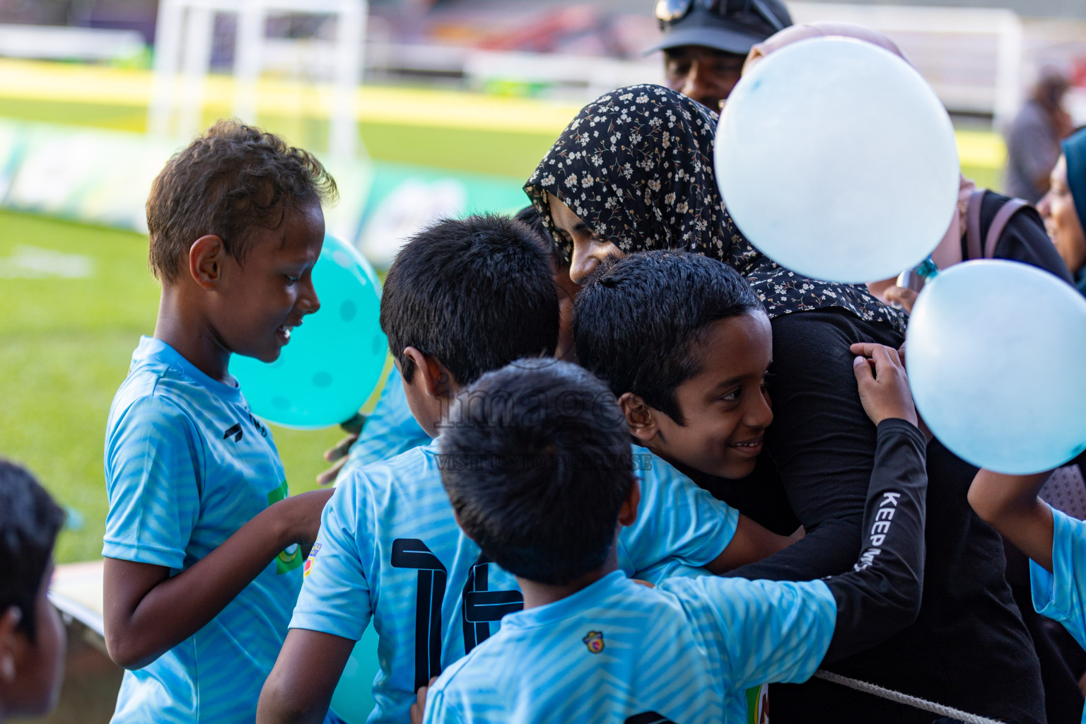 Day 2 of MILO Kids Football Fiesta was held at National Stadium in Male', Maldives on Saturday, 24th February 2024.