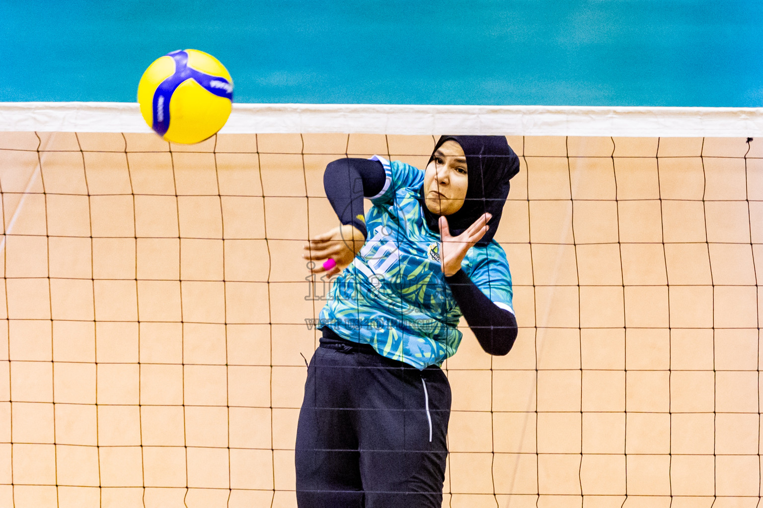 Day 3 of Women's Division of Milo VAM Cup 2024 held in Male', Maldives on Wednesday, 10th July 2024 at Social Center Indoor Hall Photos By: Nausham Waheed / images.mv