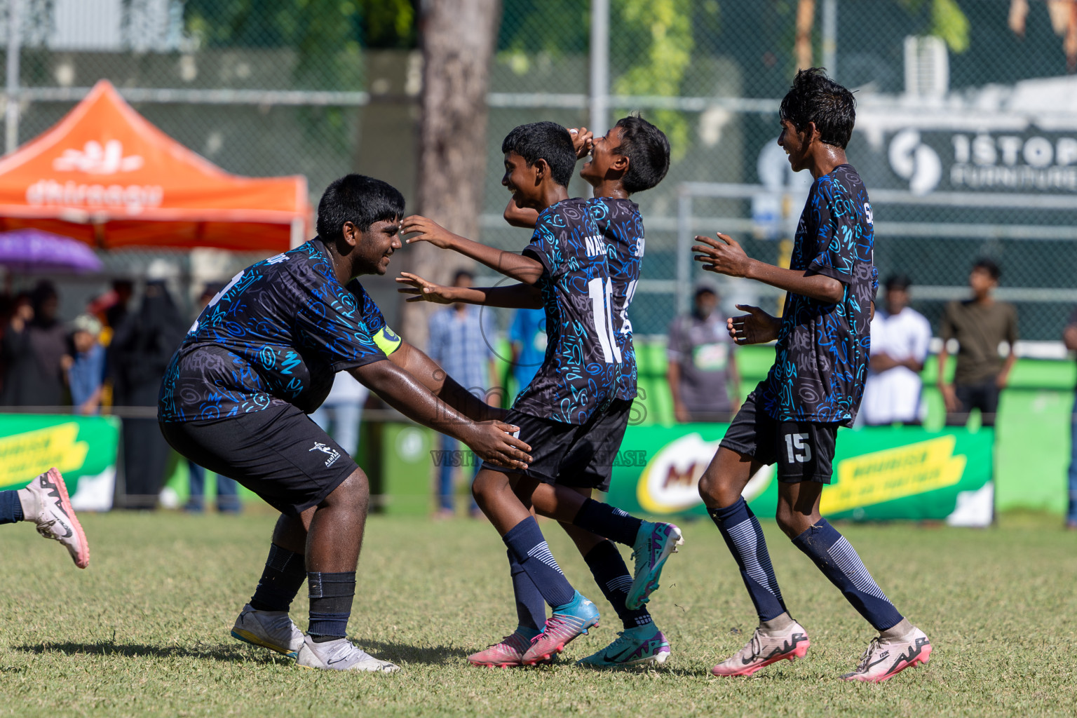 Day 3 of MILO Academy Championship 2024 (U-14) was held in Henveyru Stadium, Male', Maldives on Saturday, 2nd November 2024.
Photos: Hassan Simah / Images.mv