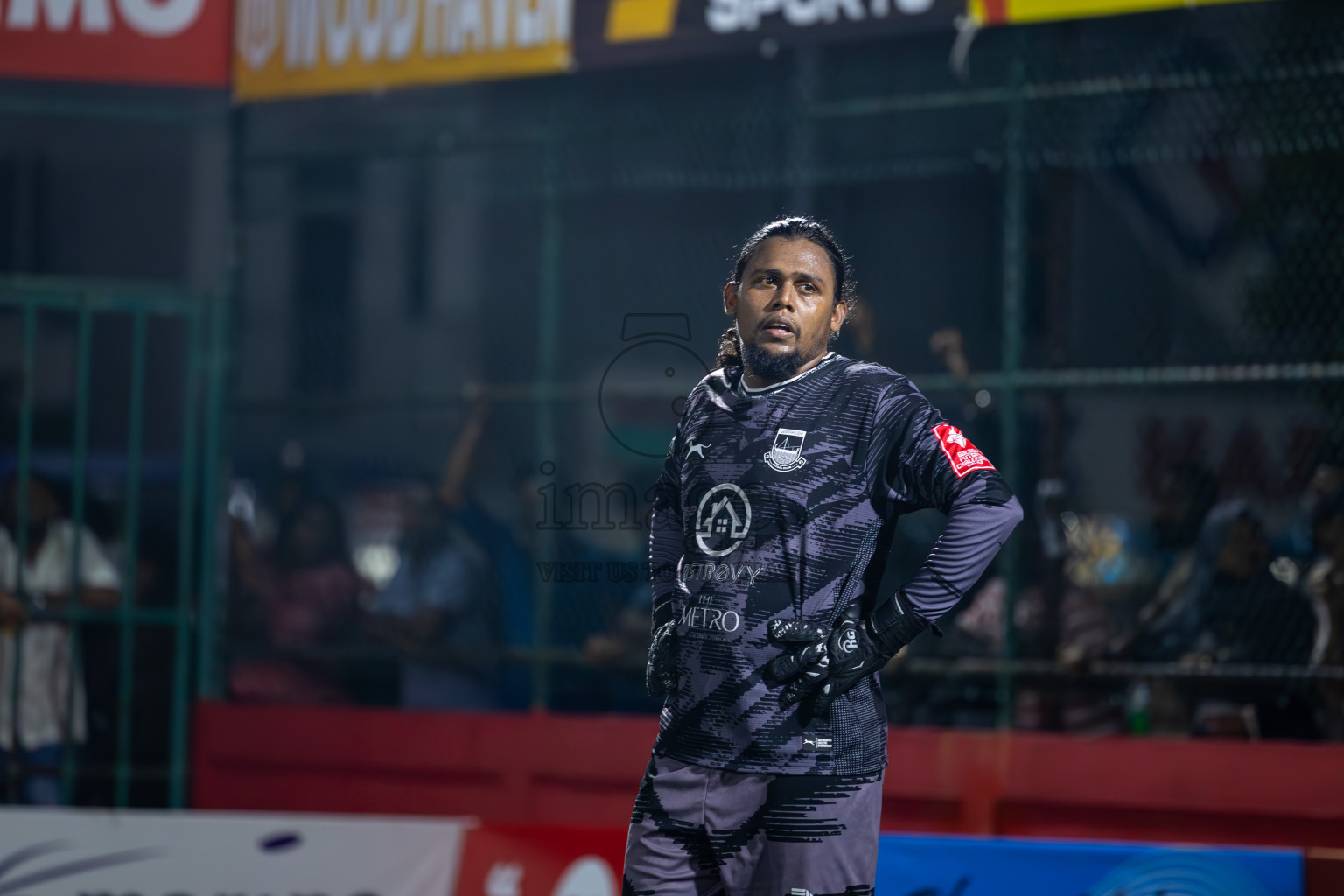 GA Dhaandhoo vs GA Gemanafushi in Day 14 of Golden Futsal Challenge 2025 was held on Saturday, 18th January 2025, in Hulhumale', Maldives. Photos: Ismail Thoriq / images.mv